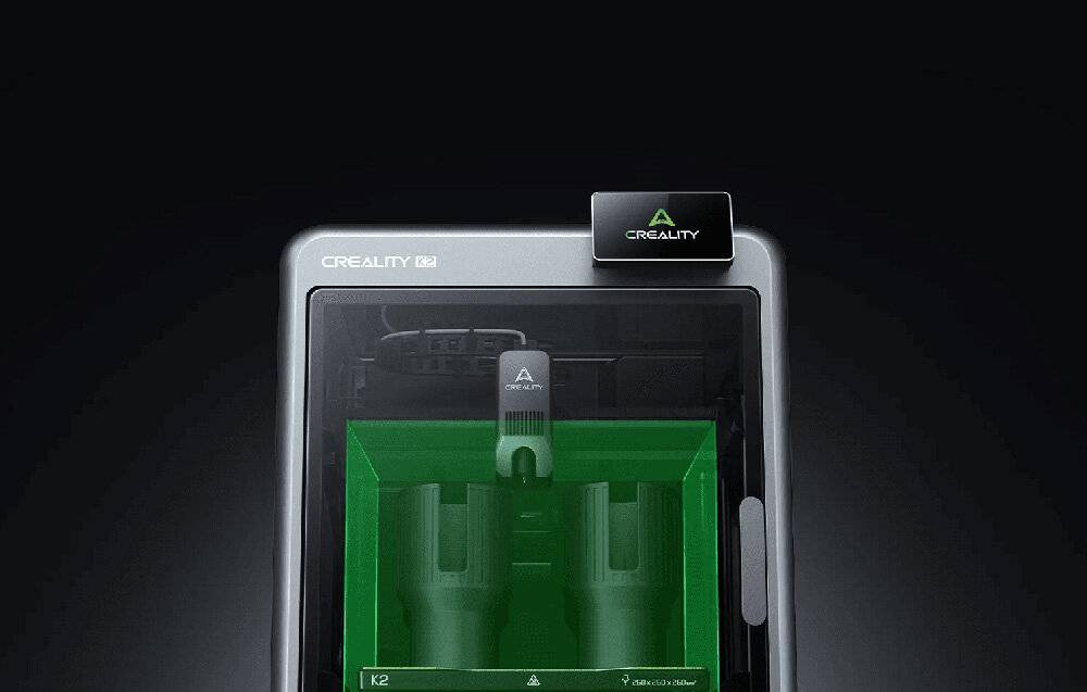 Creality K2 Pro Combo 3D-Drucker, 300x300x300mm, Multicolor, 600 mm/s, Kammerheizung