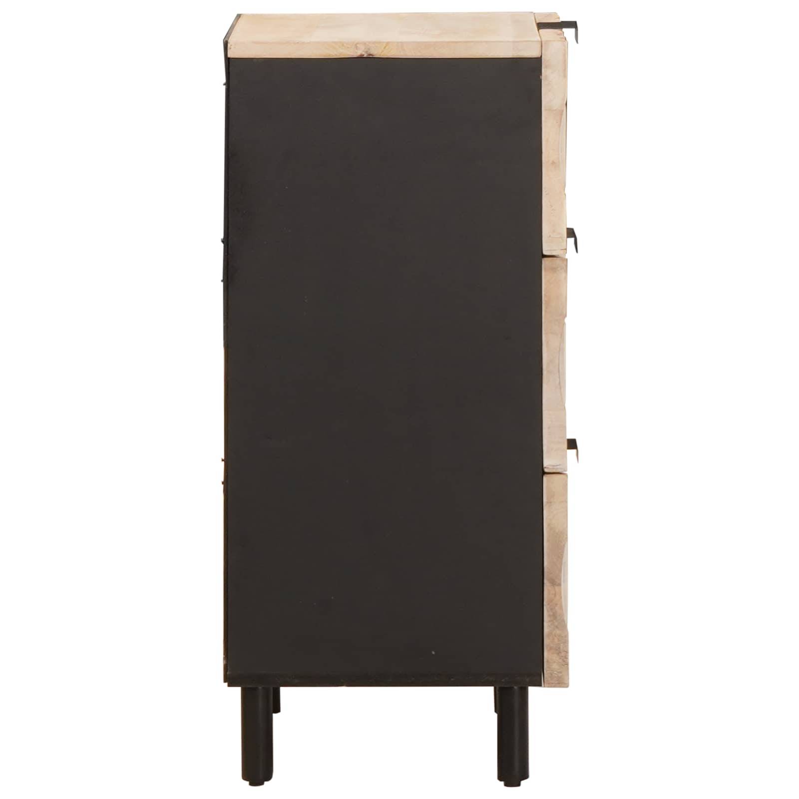 vidaXL Sideboard Weiße gewaschene Oberfläche 40 x 33 x 75 cm