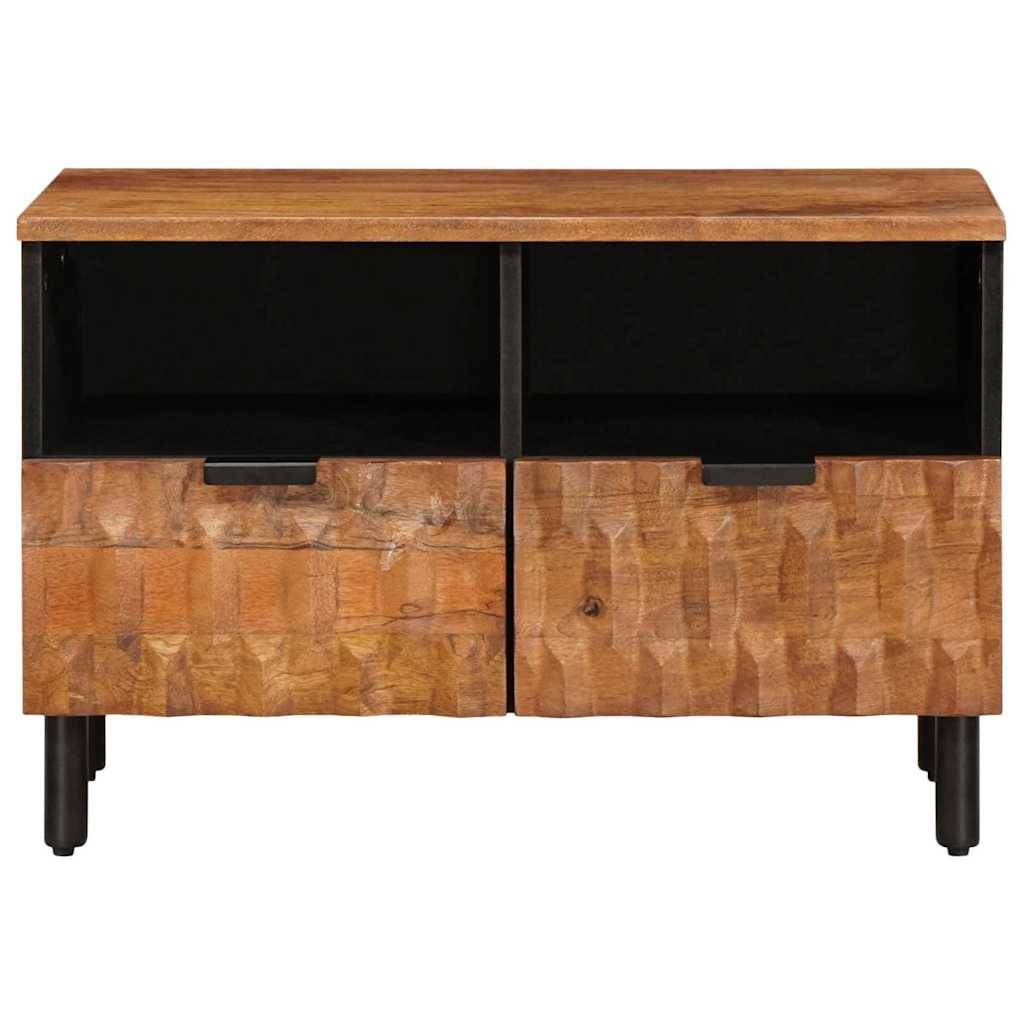 vidaXL TV-Schränk mit Regal Akazienbraune Oberfläche 70 x 33 x 46 cm