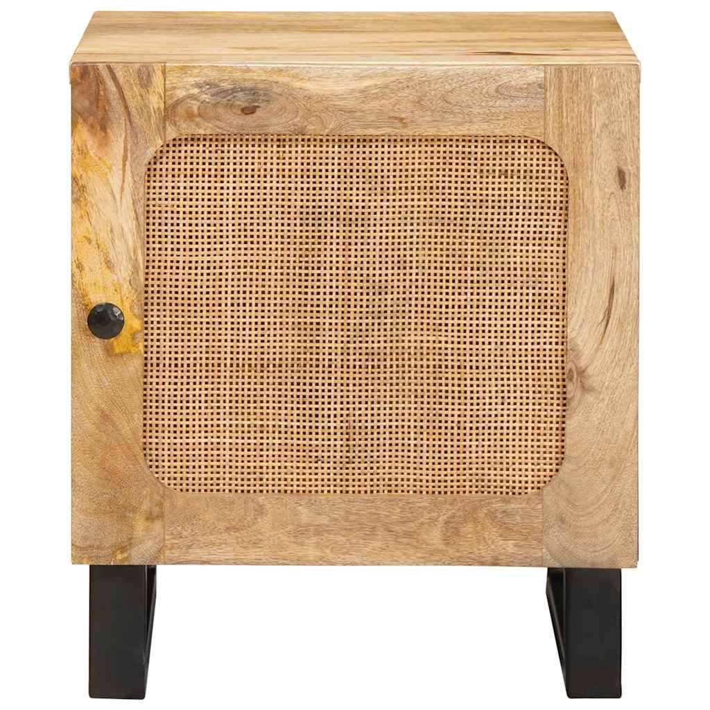 vidaXL Nachttisch Natur 40 x 33 x 46 cm
