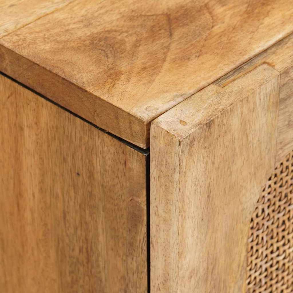 vidaXL Waschbeckenschrank Braun 62 x 33 x 58 cm Massivholz Mango