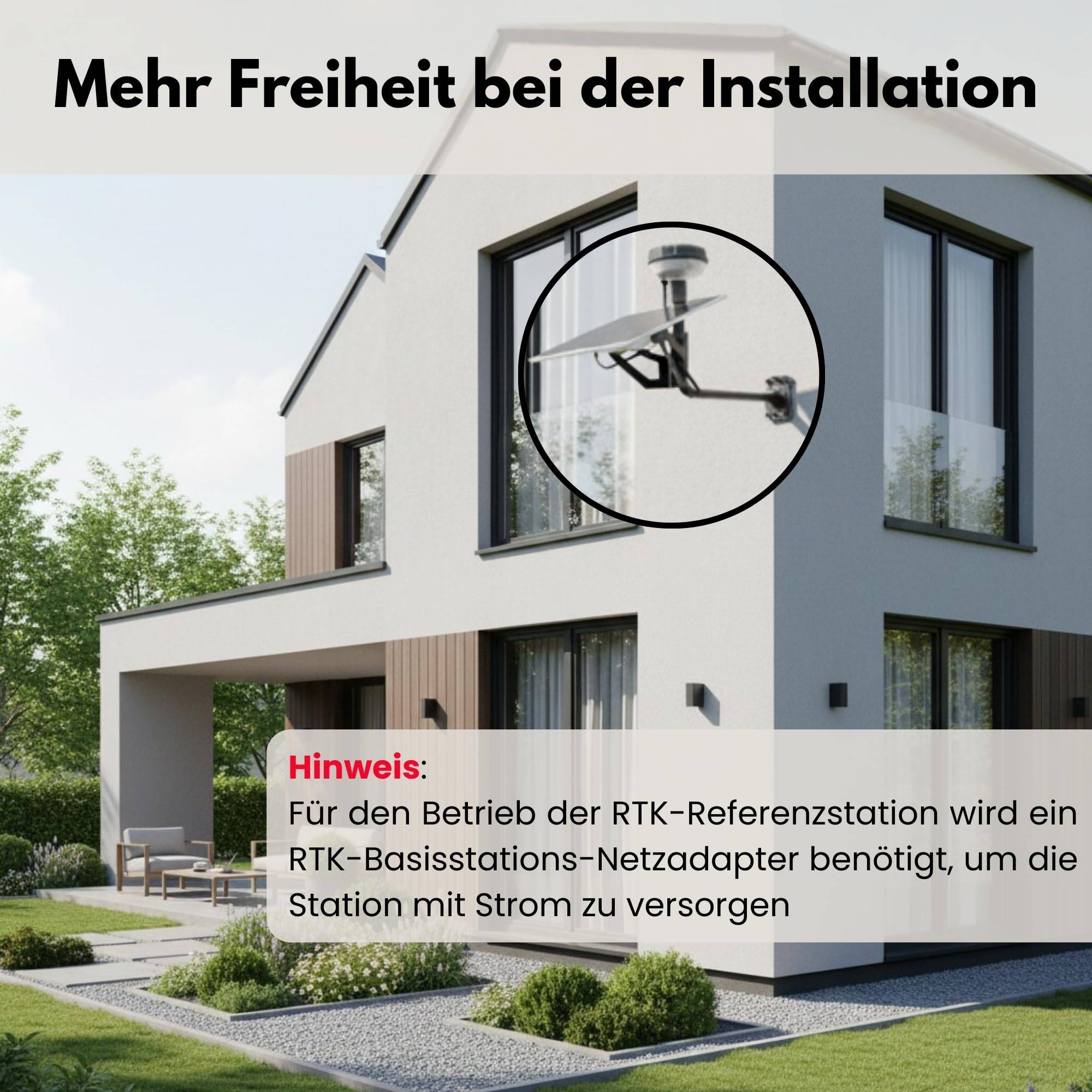 10m Anschlusskabel passend für Mammotion RTK Antenne Luba 1 / 2 AWD 2024 / YUKA Basisstation Rasenmäherroboter