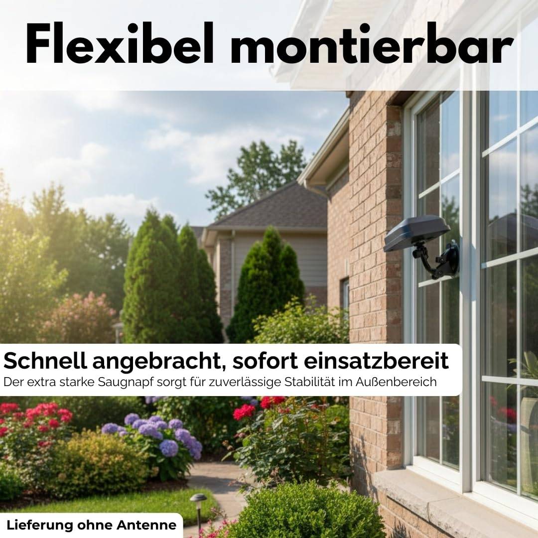 Saugnapf Halterung für Rasenmäher Roboter RTK kompatibel mit Segway Navimow i105E i108E H500E-VF H800E-VF H1500E-VF H3000E-VF Mähroboter Antennenha