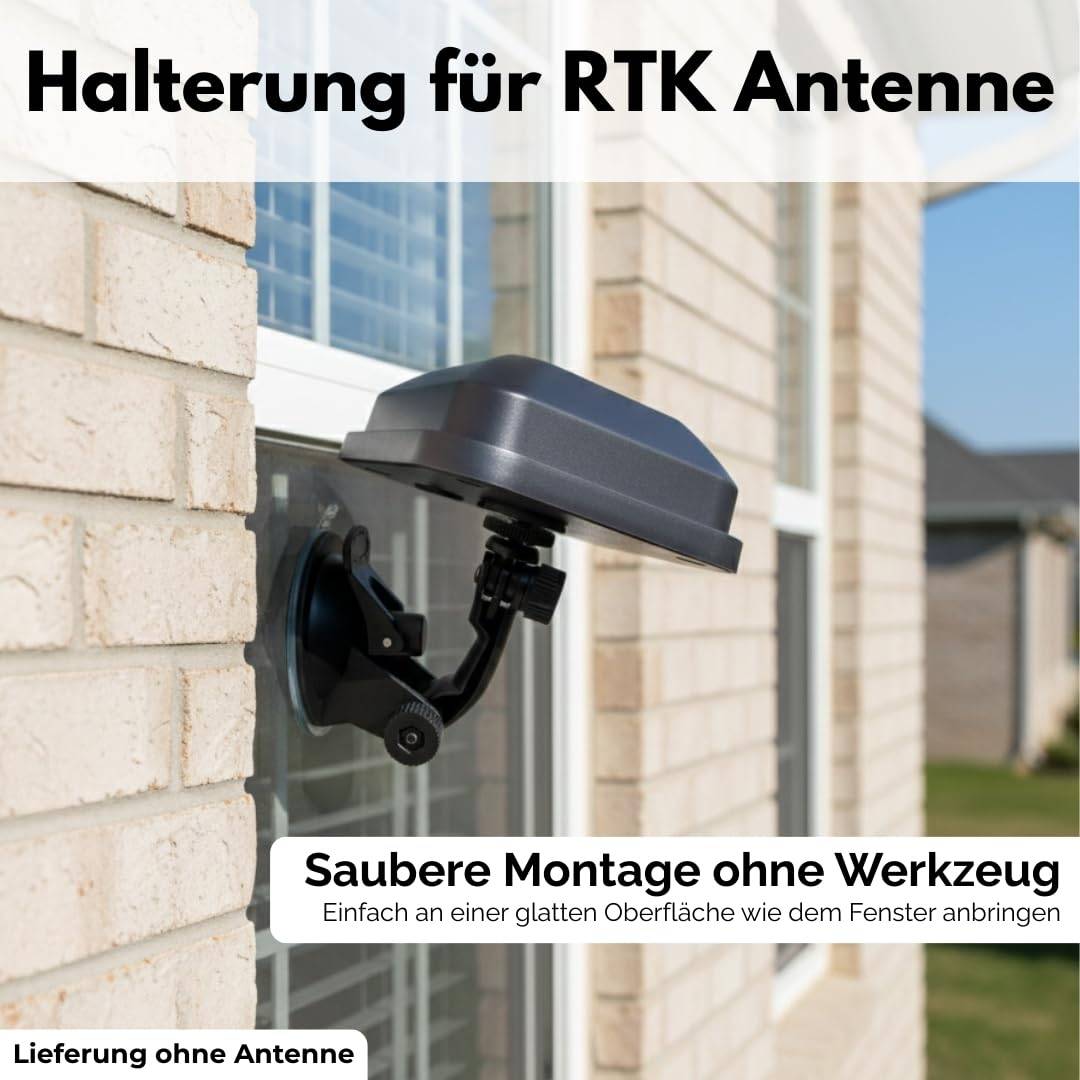 Saugnapf Halterung für Rasenmäher Roboter RTK kompatibel mit Segway Navimow i105E i108E H500E-VF H800E-VF H1500E-VF H3000E-VF Mähroboter Antennenha