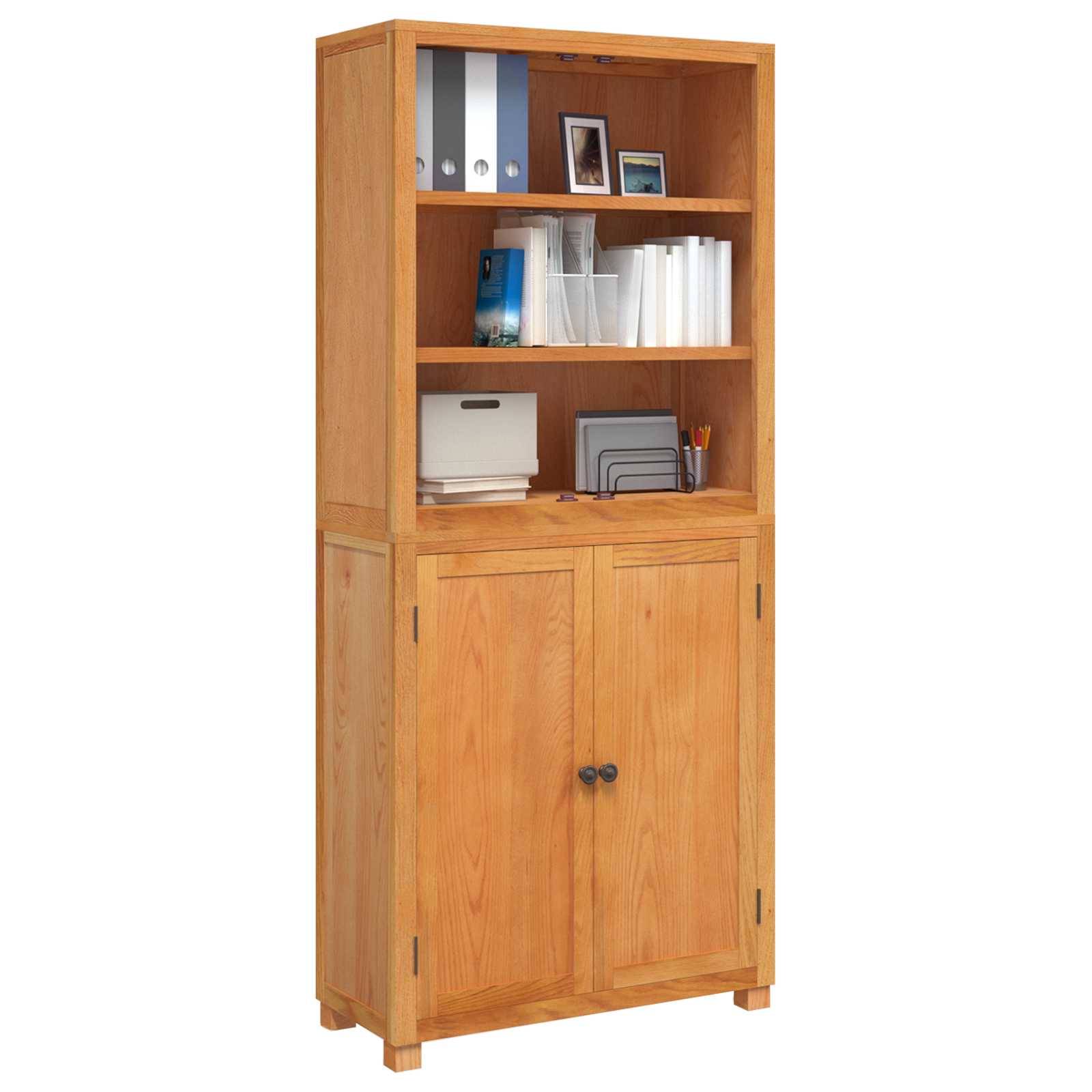 vidaXL Aufbewahrungsmöbel-Set mit Speicher mit Tür Braun Holzwerkstoff