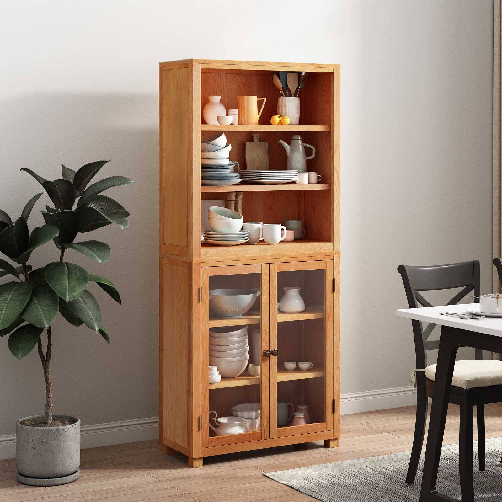 vidaXL Aufbewahrungsmöbel-Set mit Speicher mit Tür Braun Holzwerkstoff