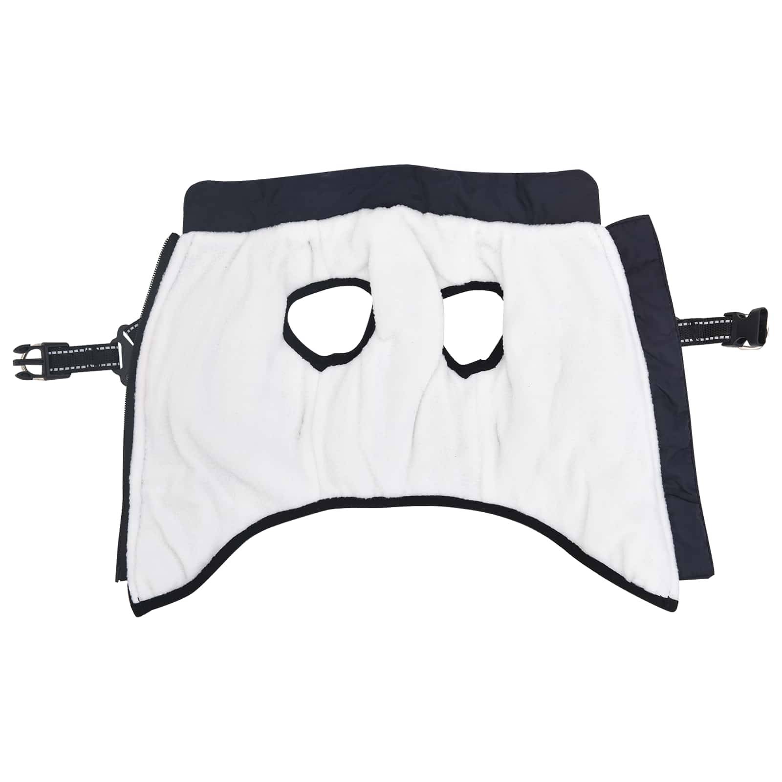 vidaXL Hundemantel Marineblau L36 Fleece und Polyester