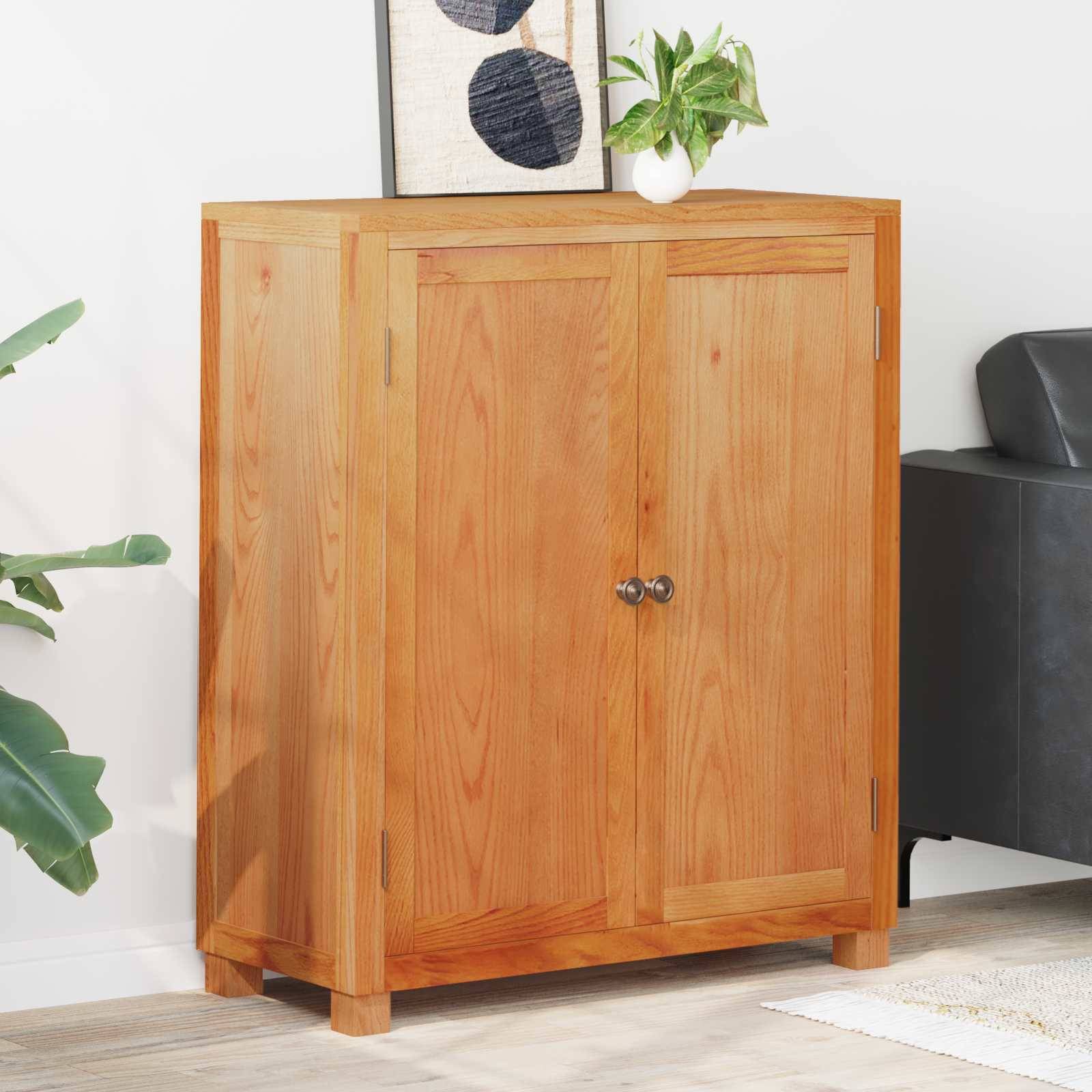 vidaXL Schrank mit Speicher mit Tür Braun Holzwerkstoff