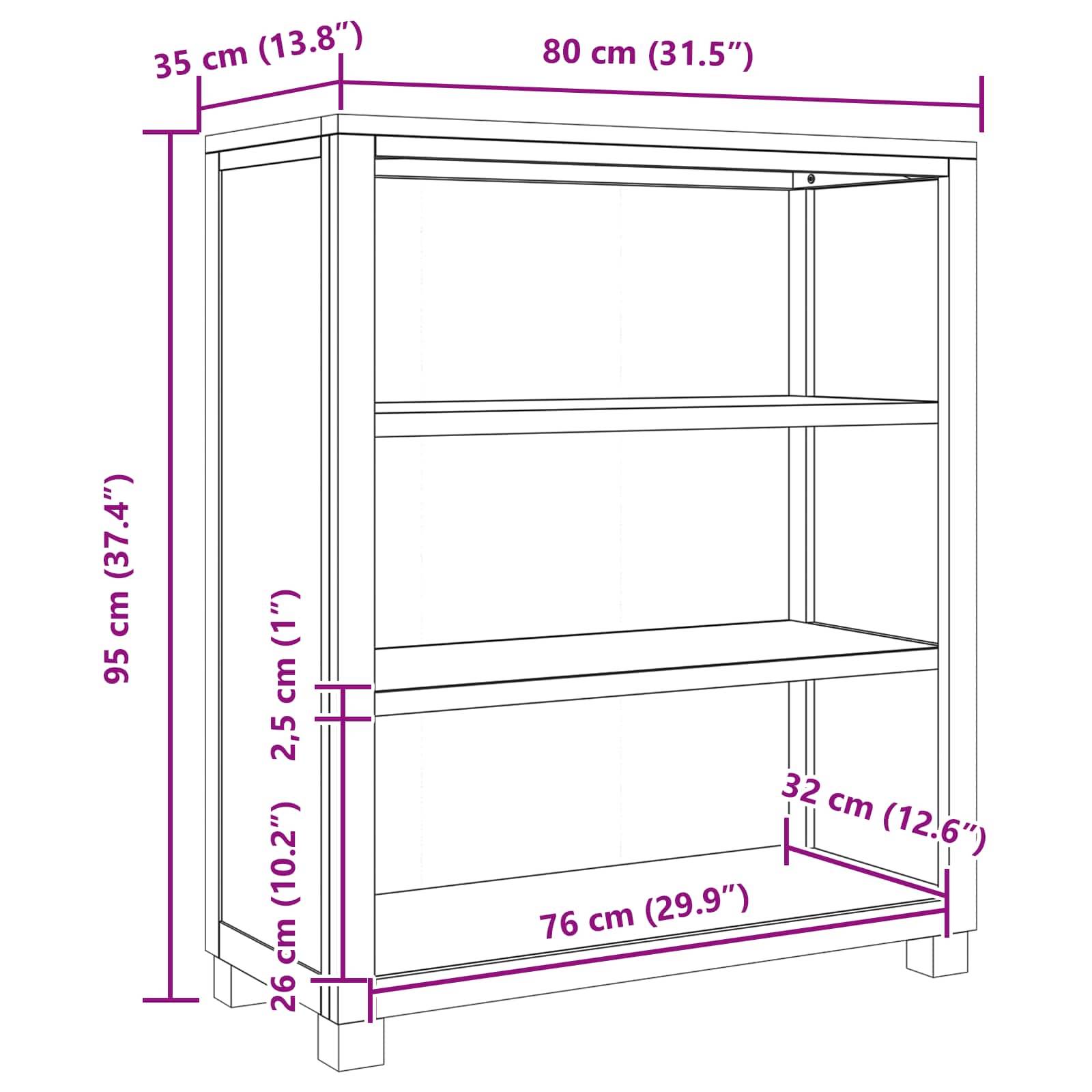 vidaXL Schrank mit Speicher Braun Holzwerkstoff