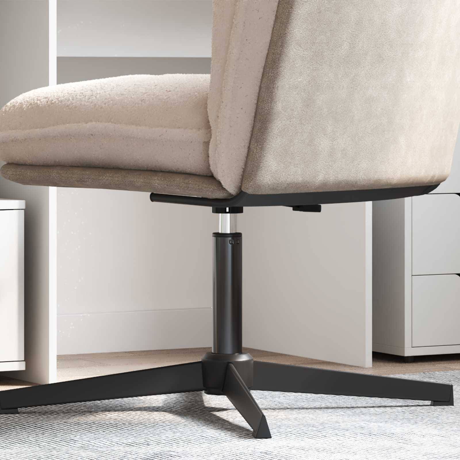 vidaXL Bürostuhl Gaszylinder Schwarz 307-447 mm Eisen