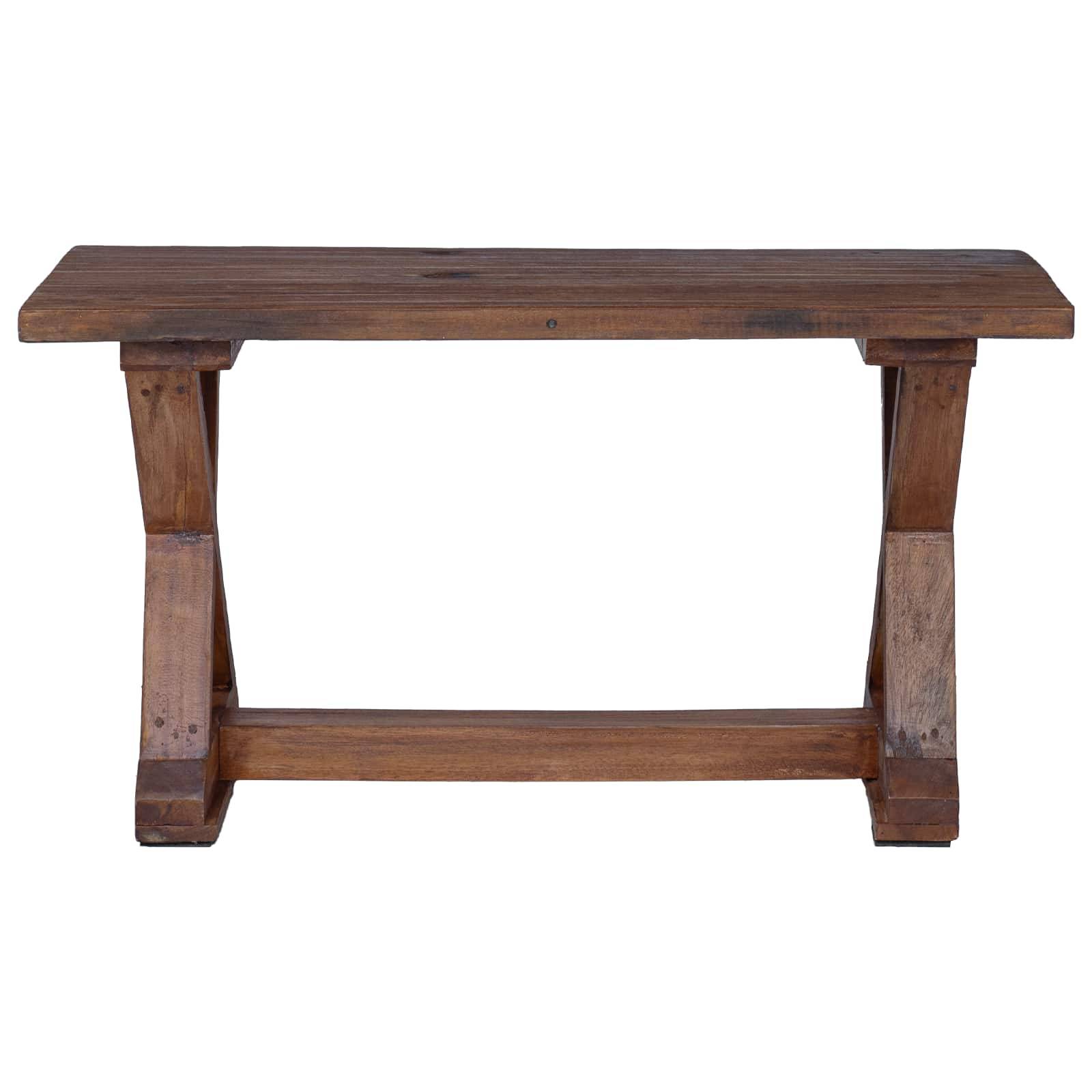 vidaXL Bank Natur 85 x 35 x 46 cm Massivholz Altholz