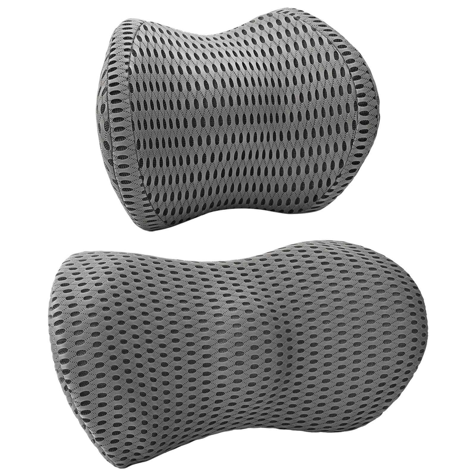 vidaXL Nackenkissen, Rückenkissen Grau Viscoschaum 47 x 24 x 12 cm
