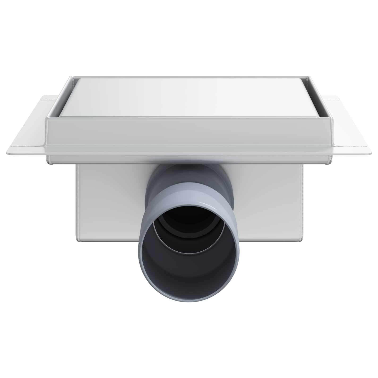 Eine Lüftungsanlage mit einem rechteckigen Hauptgehäuse und einem kreisförmigen Kanalanschluss, konzipiert für die Luftströmungssteuerung in Heizungs-, Lüftungs- und Klimaanlagen.