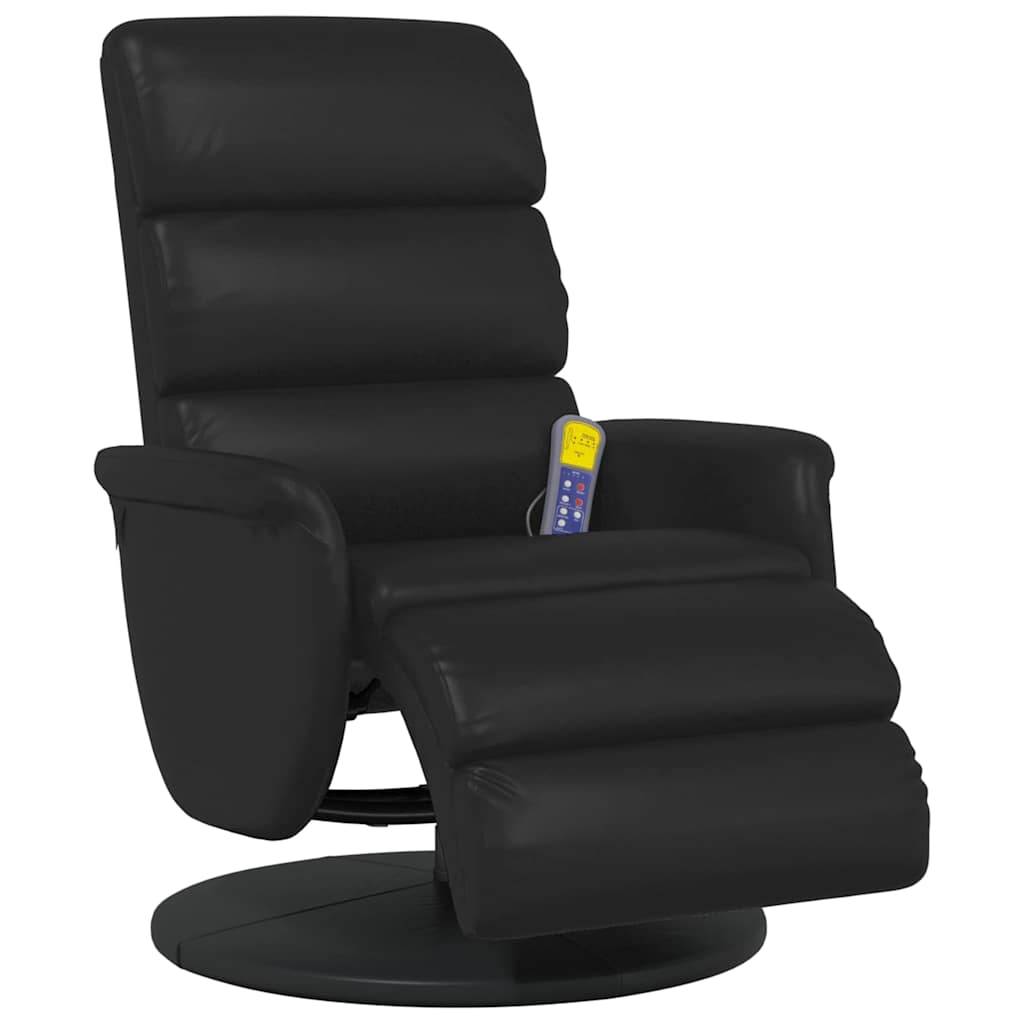 vidaXL Massage Relaxsessel Schwarz 71 x 98 x 106 cm Kunstleder