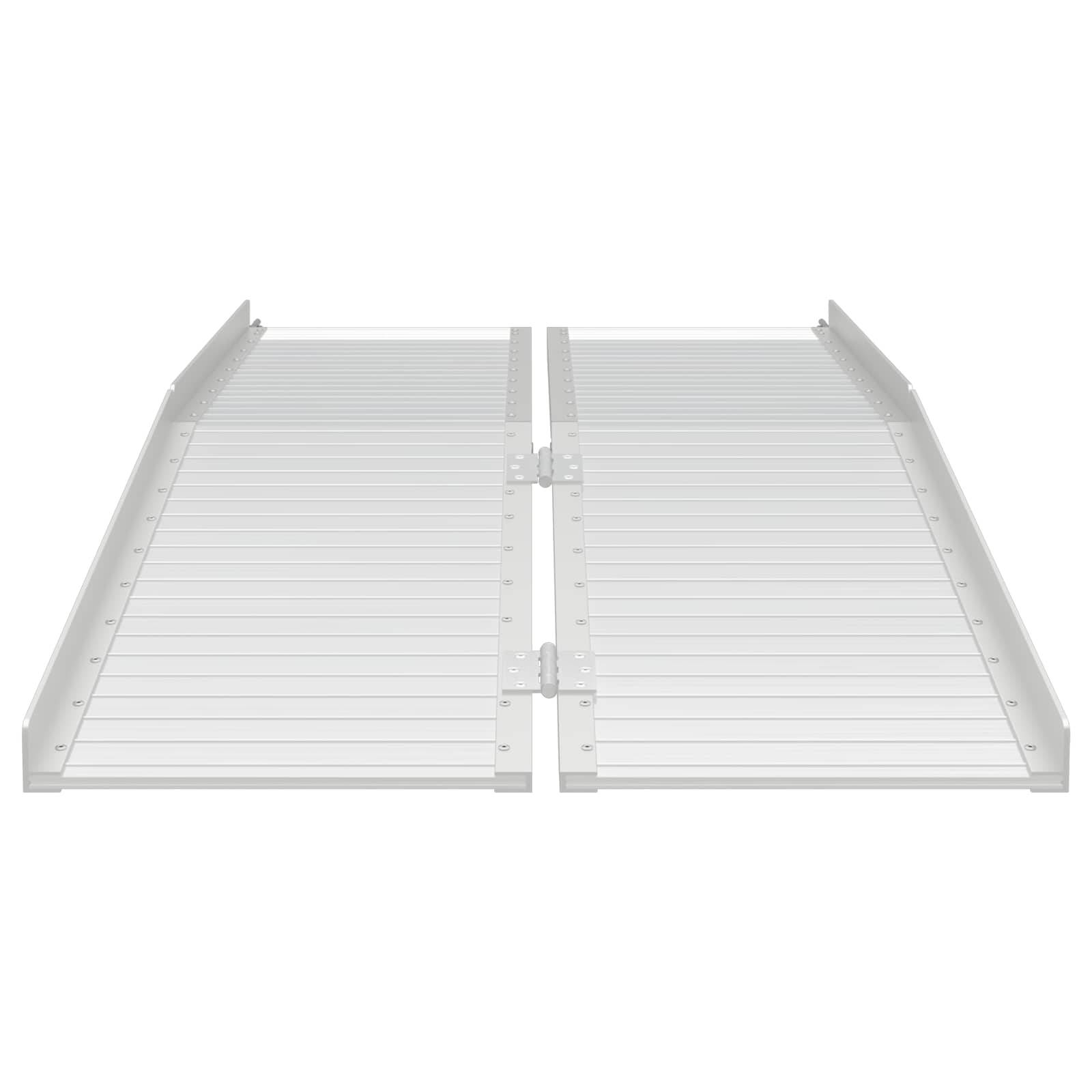 vidaXL Rampe für Rollstühle 270 kg Silber 270 kg Aluminium