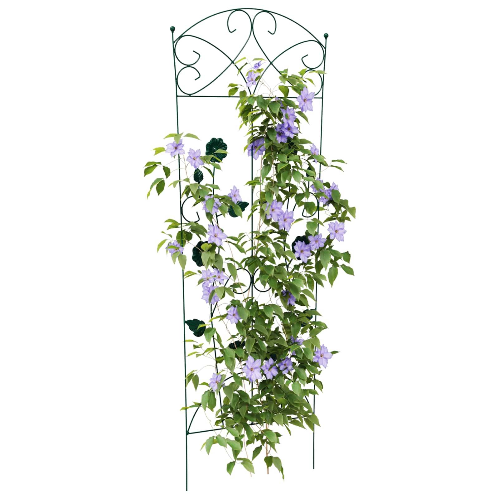 vidaXL Gartenzaun 3 pcs Grün 110,5 x 42,5 cm Stahl