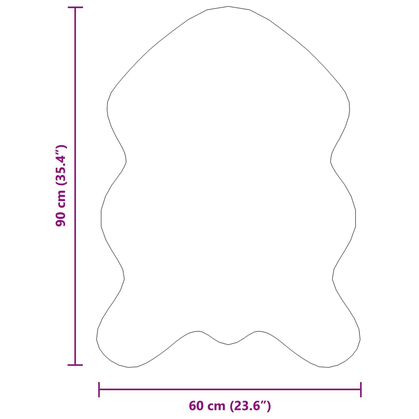 Konturplan eines Objekts mit Abmessungen: 90 cm (35,4