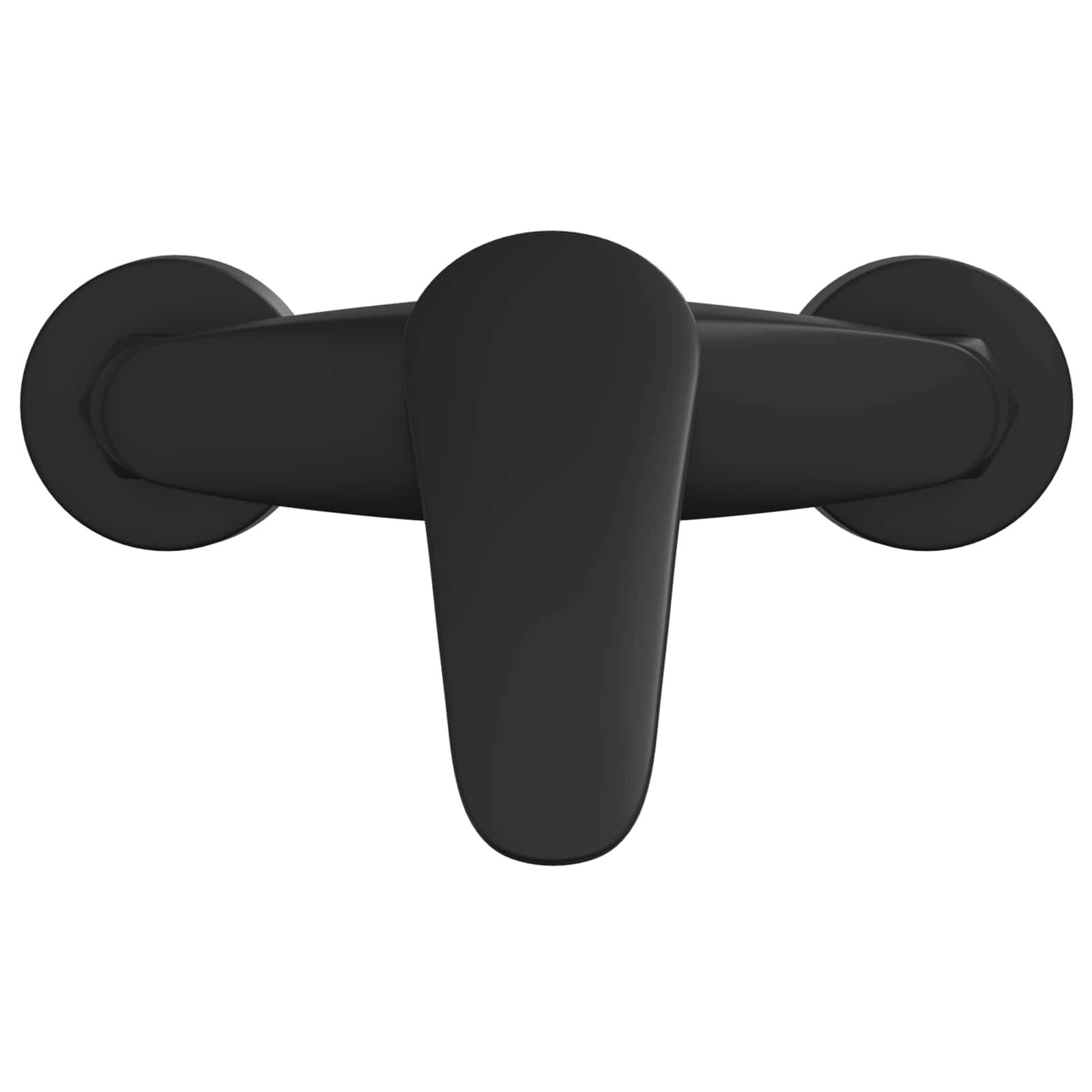 vidaXL Duschmischer Schwarz G 1 / 2 Zoll