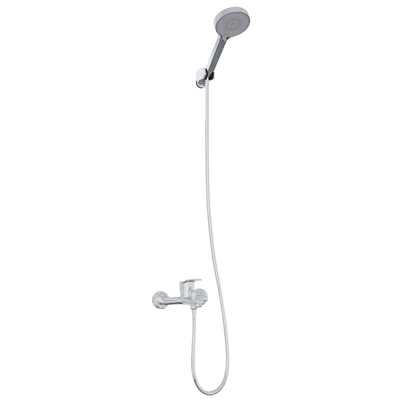 vidaXL Duschkopf Set Chrom G 1 / 2 Zoll