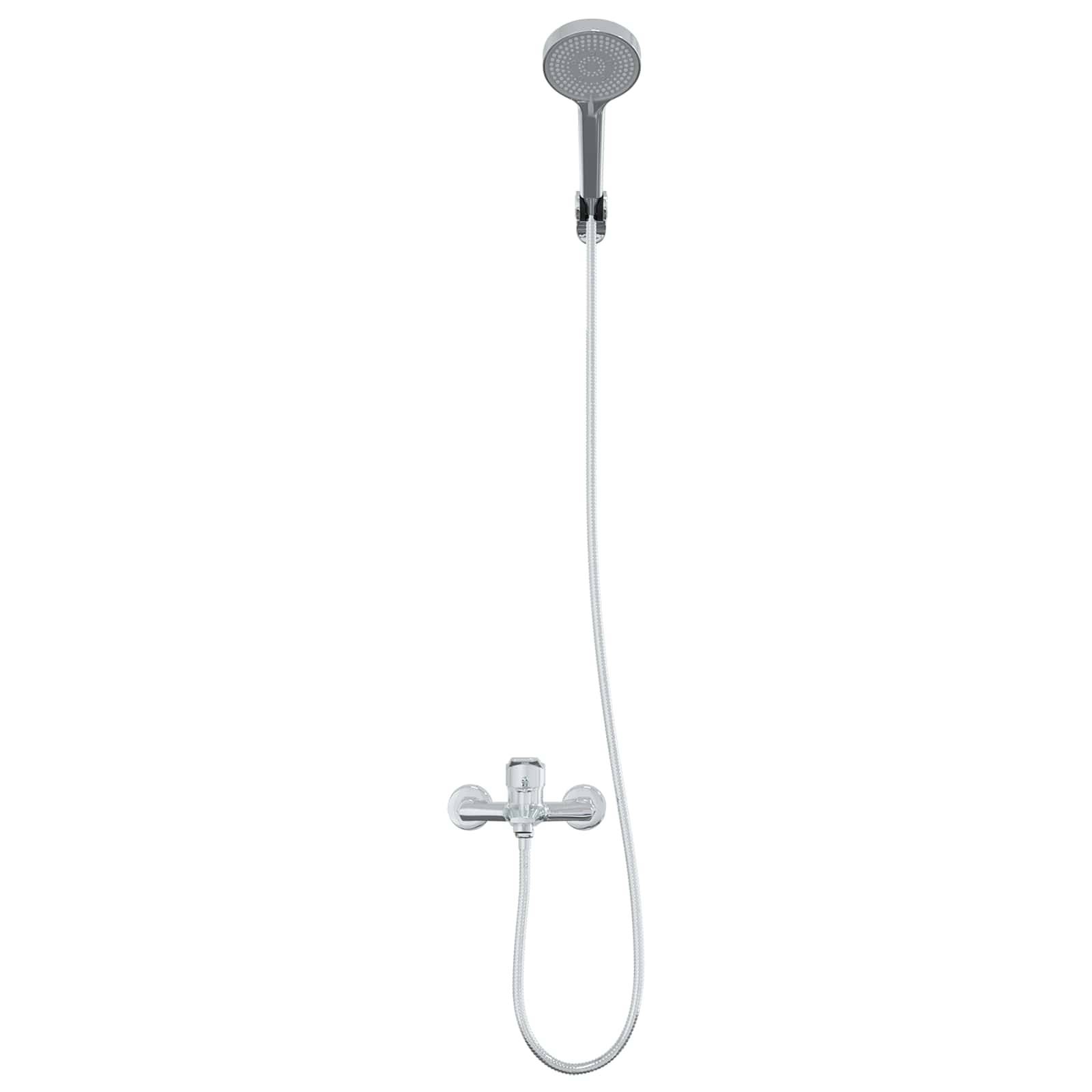 vidaXL Duschkopf Set Chrom G 1 / 2 Zoll