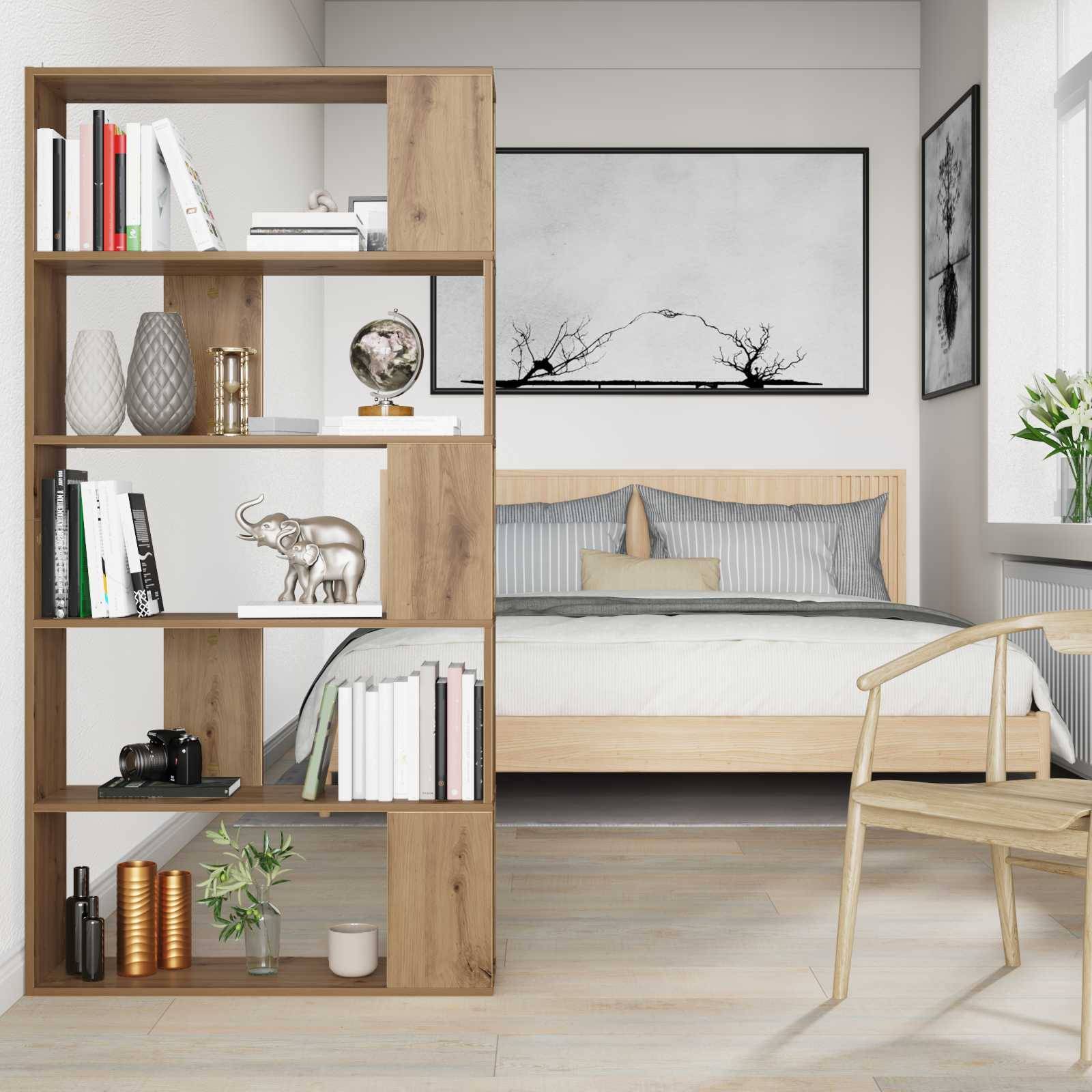 vidaXL Bücherregal Artisan-Eiche 80 x 24 x 159 cm Holzwerkstoff