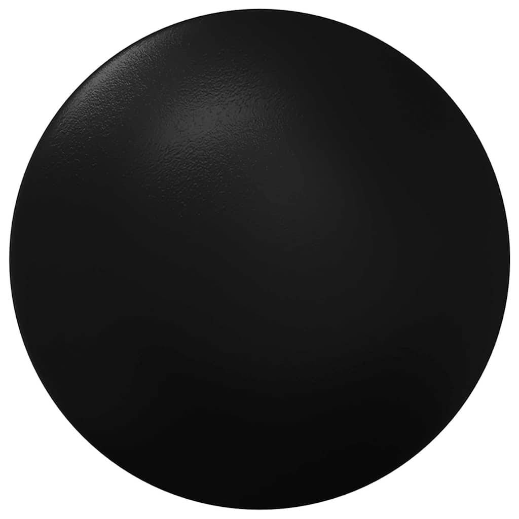 vidaXL Tischfußball Tisch Endkappen 10 pcs Schwarz 1,9 x 1,9 x 1,6 cm