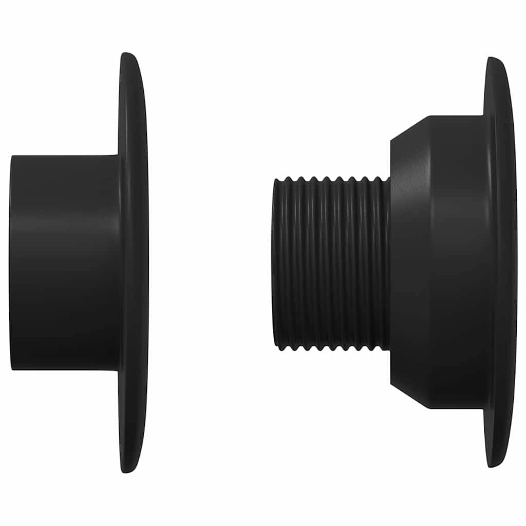 vidaXL Tischfußballlager 10 pcs Schwarz 5 x 5 x 2,8 cm PP
