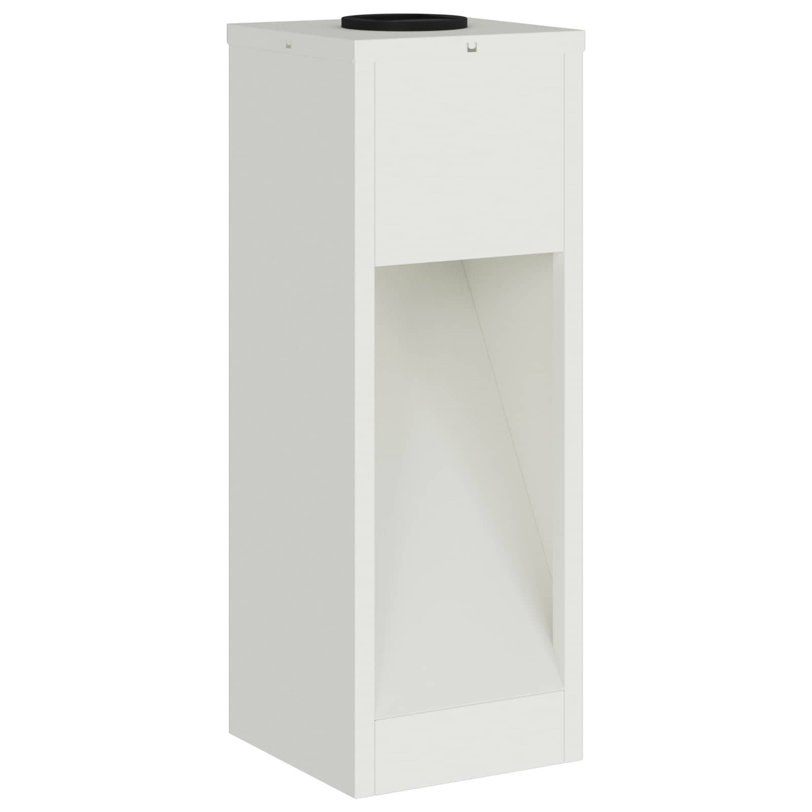 vidaXL Solar LED Wegeleuchte 2 pcs Weiß Kalt gewalzter Stahl