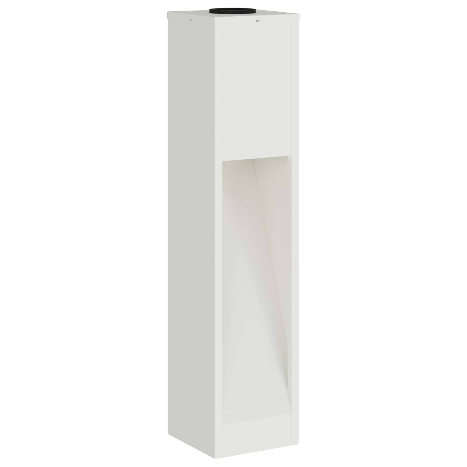 vidaXL Solar LED Wegeleuchte 2 pcs Weiß Kalt gewalzter Stahl