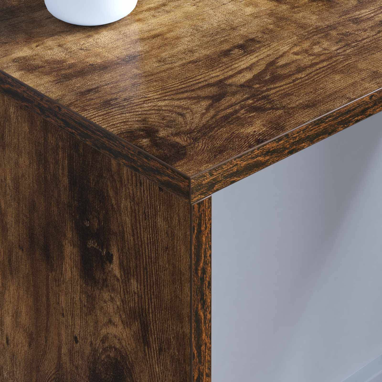 vidaXL Wandtisch Geräucherte Eiche 80 x 45 x 30 cm Holzwerkstoff