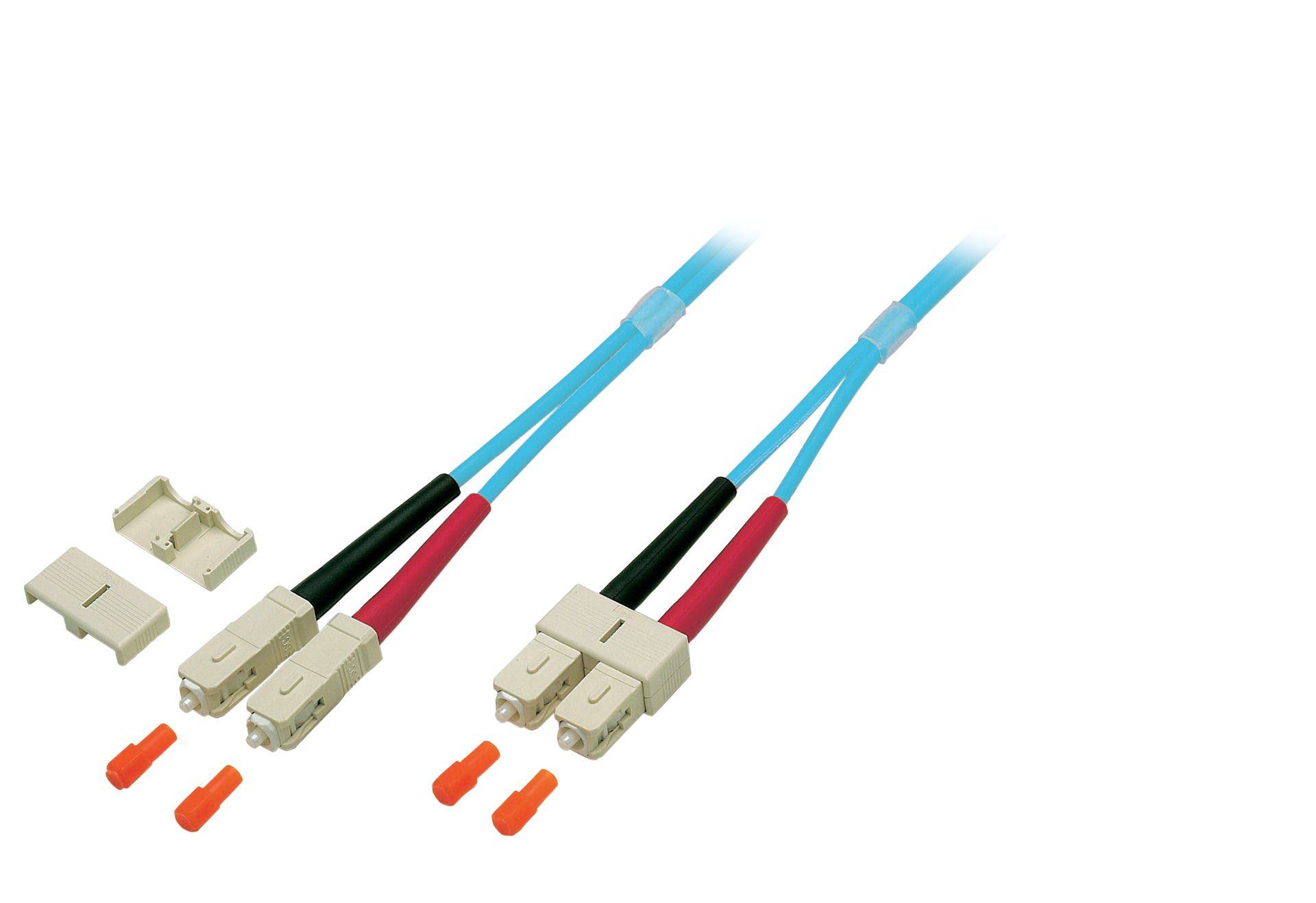 ProfiPatch Glasfaserkabel LWL Patchkabel Duplex SC-SC Multimode 50/125µ OM3 LSZH Lichtwellenleiter 10m