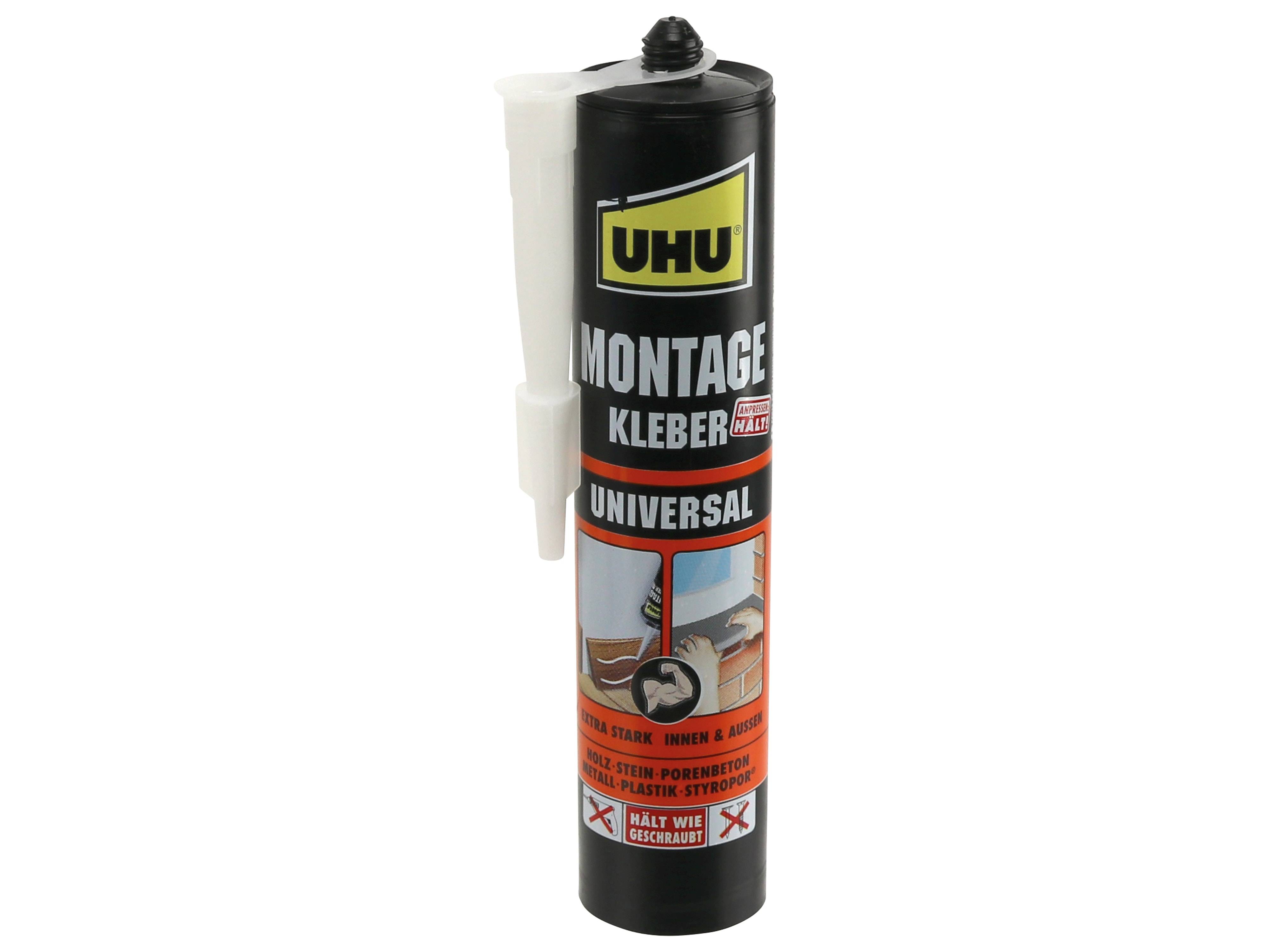 UHU Montagekleber UNIVERSAL 47805, weiß, 440 g