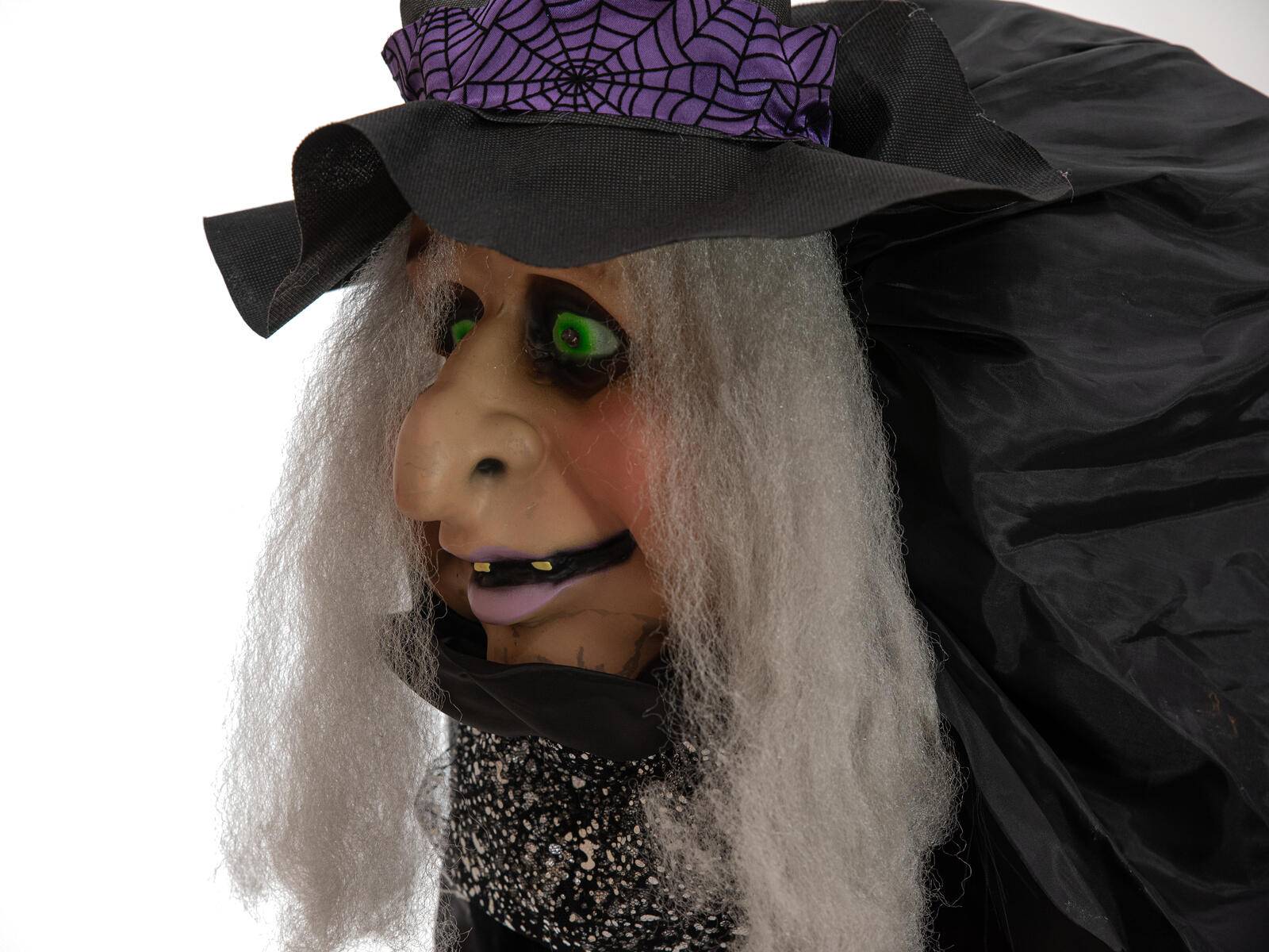 EUROPALMS Halloween Figur Hexe Marie, animiert, 180cm