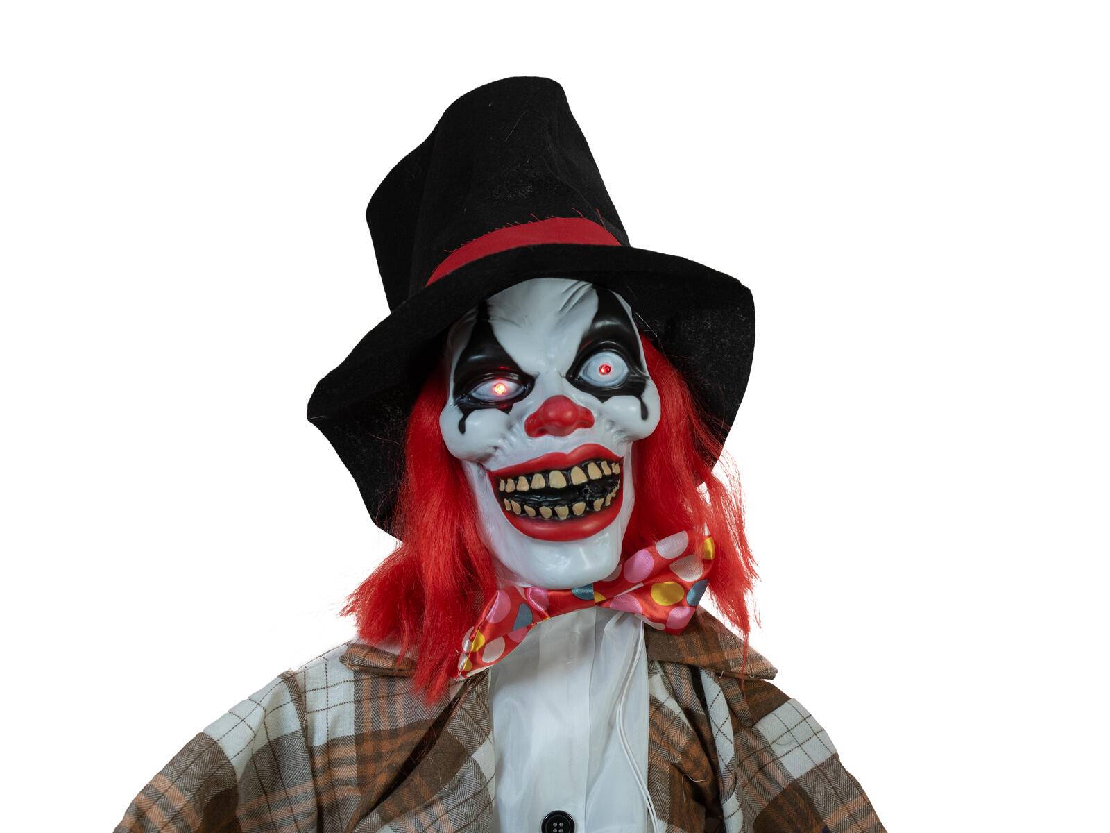 EUROPALMS Halloween Figur Clown Hatty, animiert, 185cm