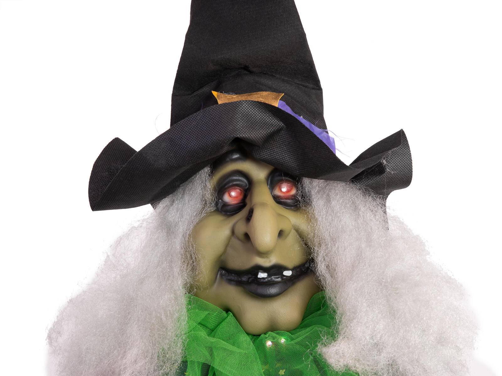 EUROPALMS Halloween Figur Hexe Lisbeth, 200cm
