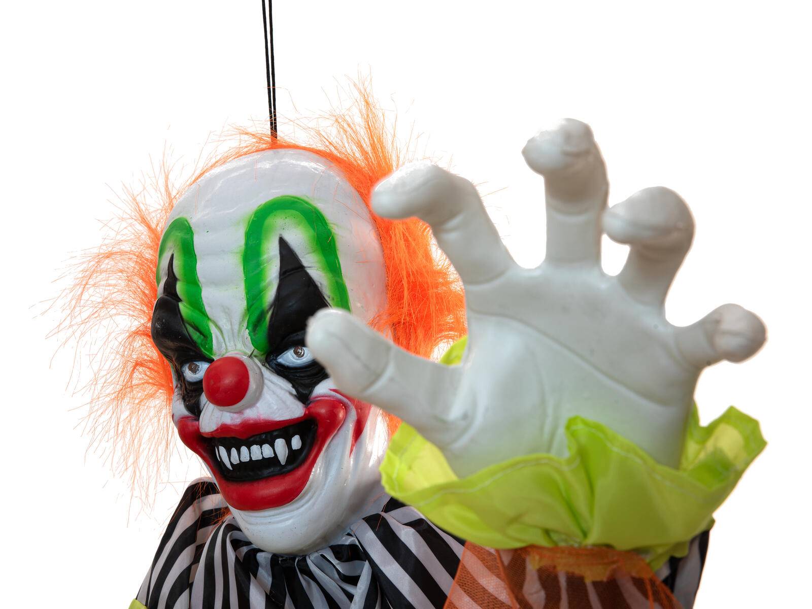 EUROPALMS Halloween Figur Clown Curby, animiert, 155cm