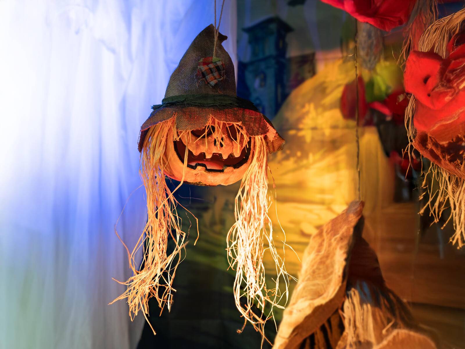 EUROPALMS Halloween Verfluchter Kürbiskopf, 70cm