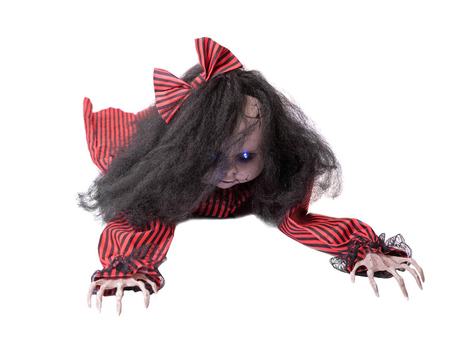 EUROPALMS Halloween Figur kriechend Mathilda, animiert, 110cm