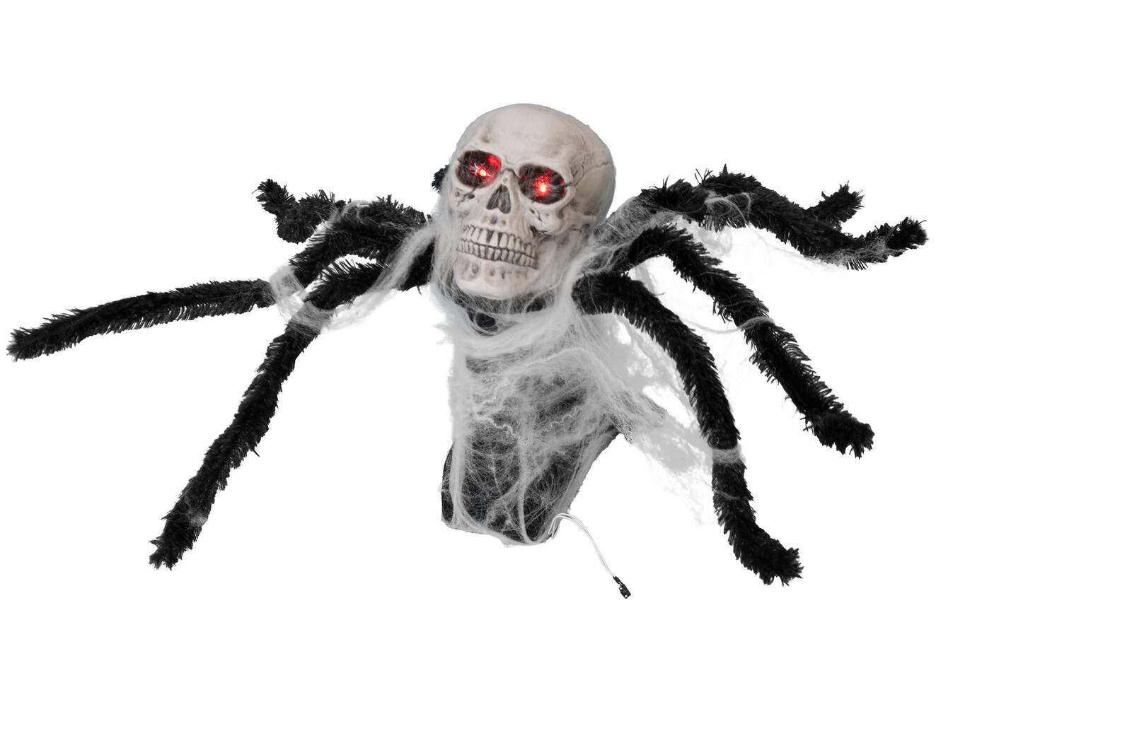 EUROPALMS Halloween Pop-Up Spinne, animiert, 45cm