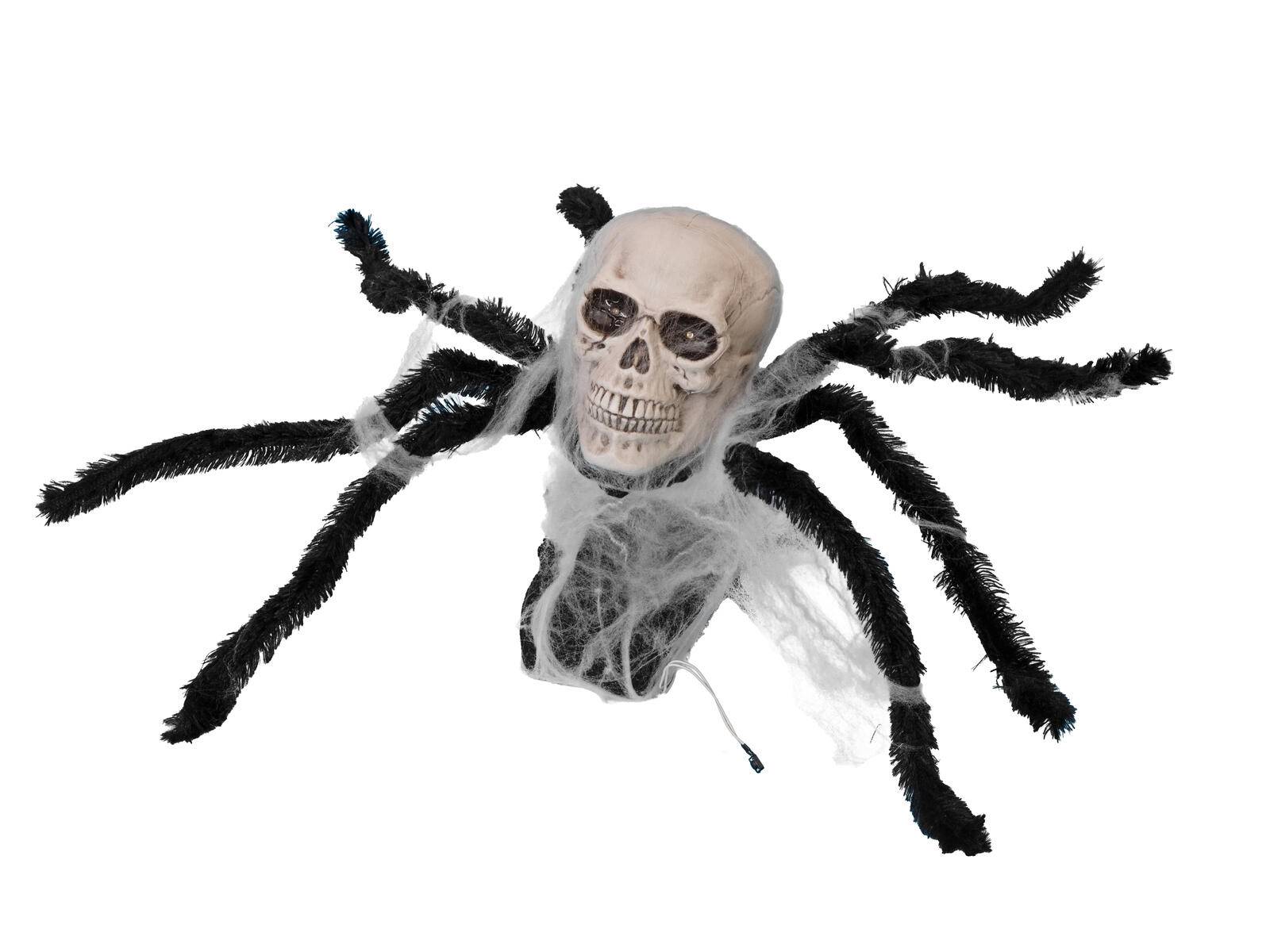 EUROPALMS Halloween Pop-Up Spinne, animiert, 45cm