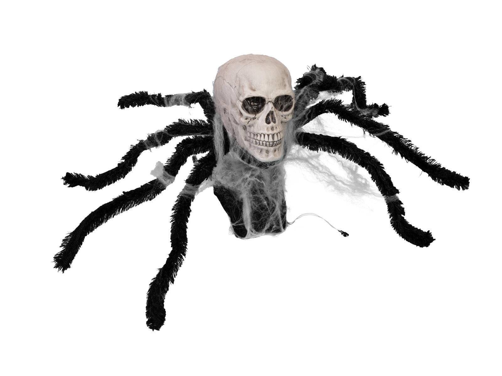 EUROPALMS Halloween Pop-Up Spinne, animiert, 45cm