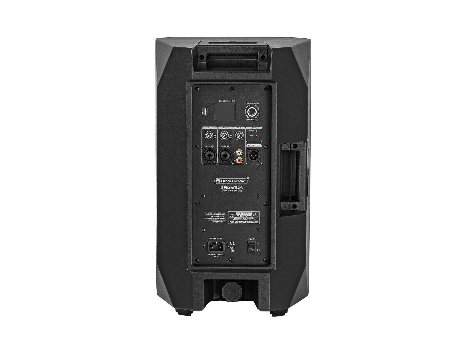 OMNITRONIC XNG-210A 2-Wege Lautsprecher, aktiv, DSP