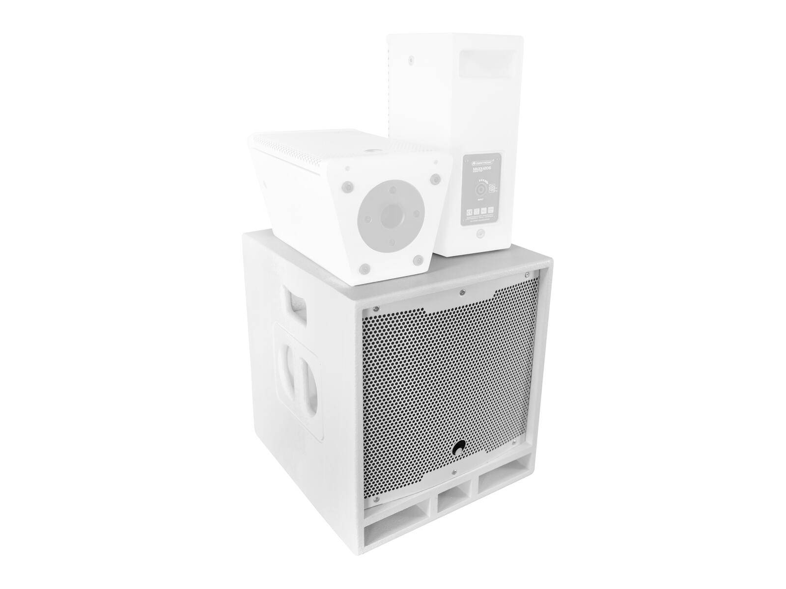 OMNITRONIC MAXX-1206DSP 2.1 Aktiv-Subwoofer 12 Zoll weiß