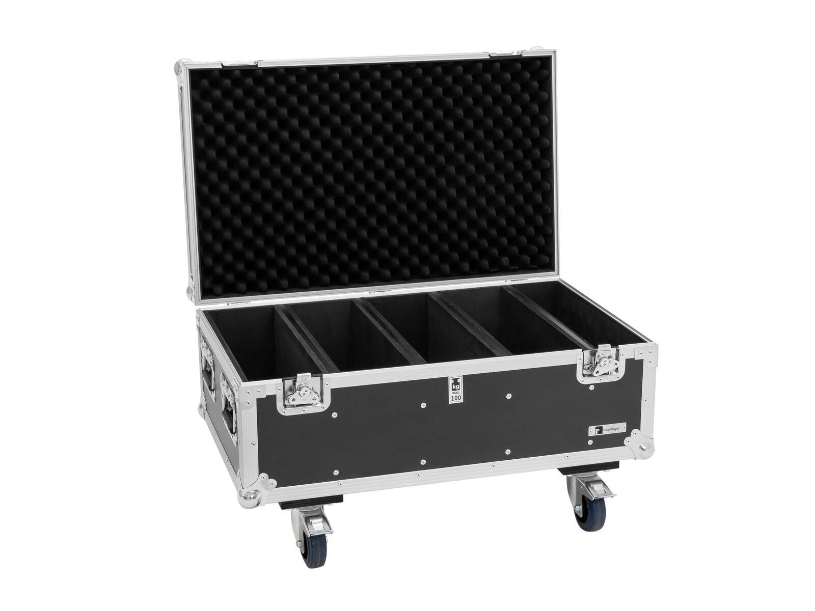 ROADINGER Flightcase 4x LED Strobe SMD PRO