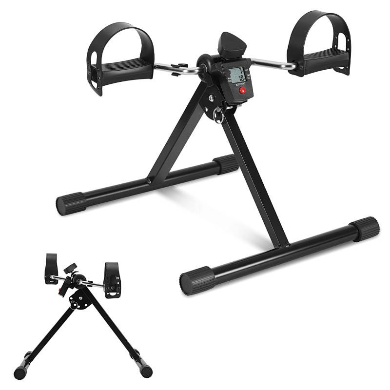 Mini-Heimtrainer Heimtrainer für das Training von Armen und Beinen Statisches Mini-Fahrrad mit einstellbarem Widerstand Mini-Fahrrad