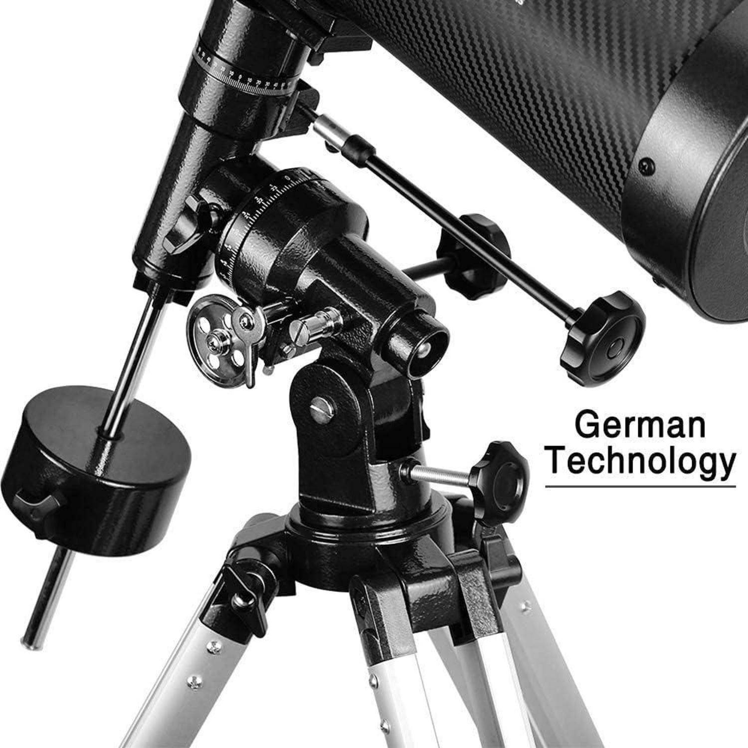 Teleskop 130EQ Newton-Reflektor für Astronomie mit Zubehör