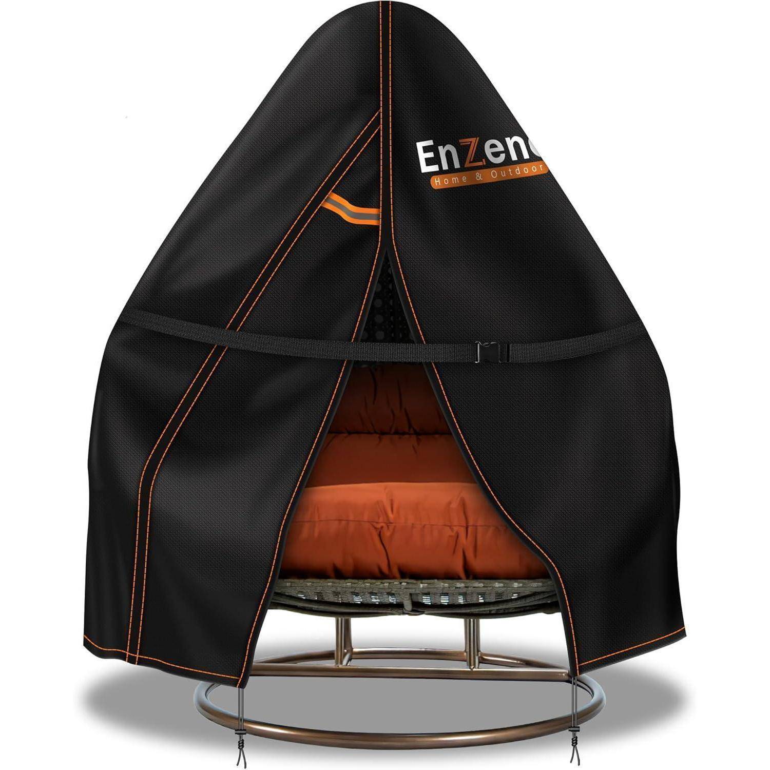 Outdoor Pod Doppel-Eierstuhlbezug wasserdicht 2-Sitzer
