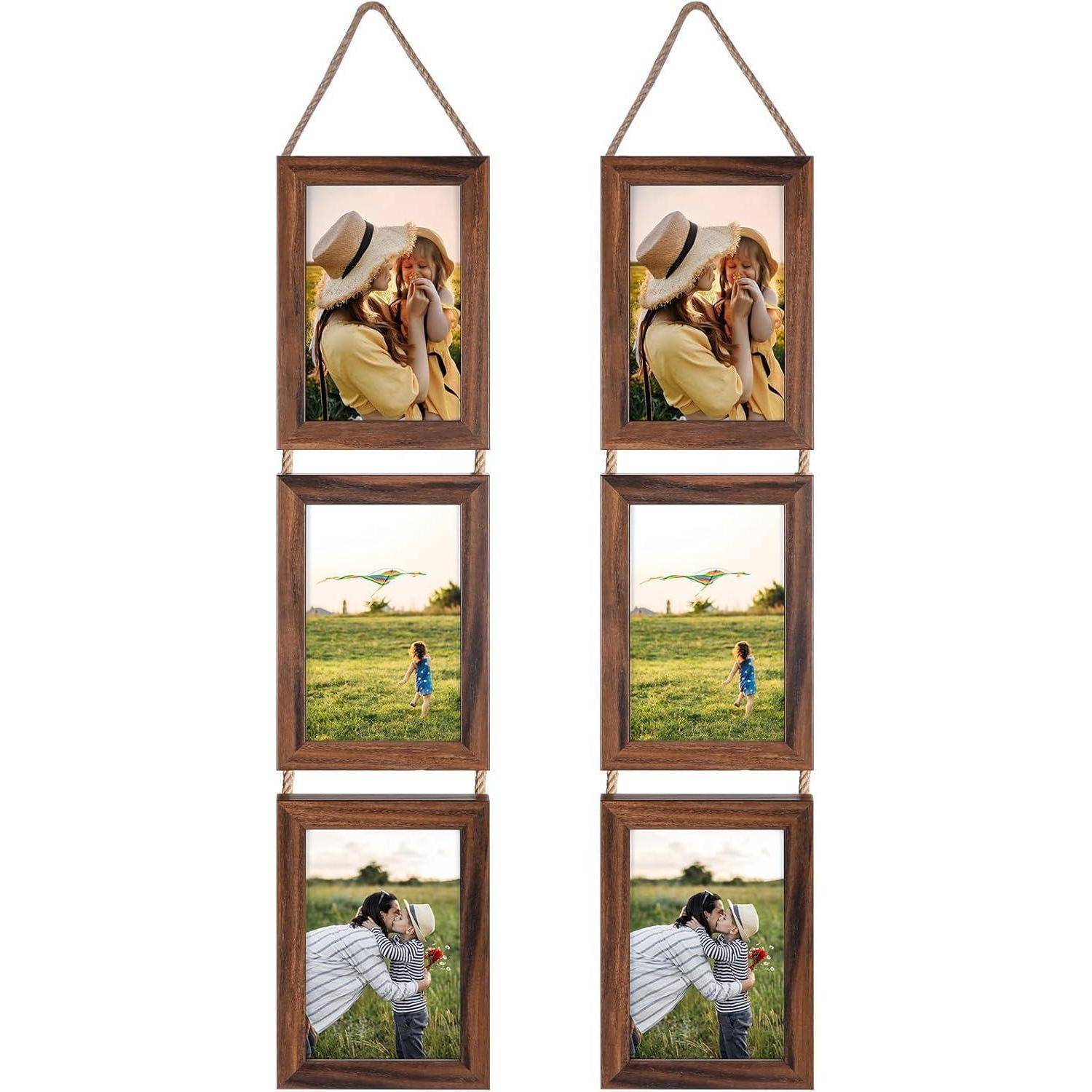 10x15 Collage Bilderrahmen Set für Wanddekoration - Rustikale