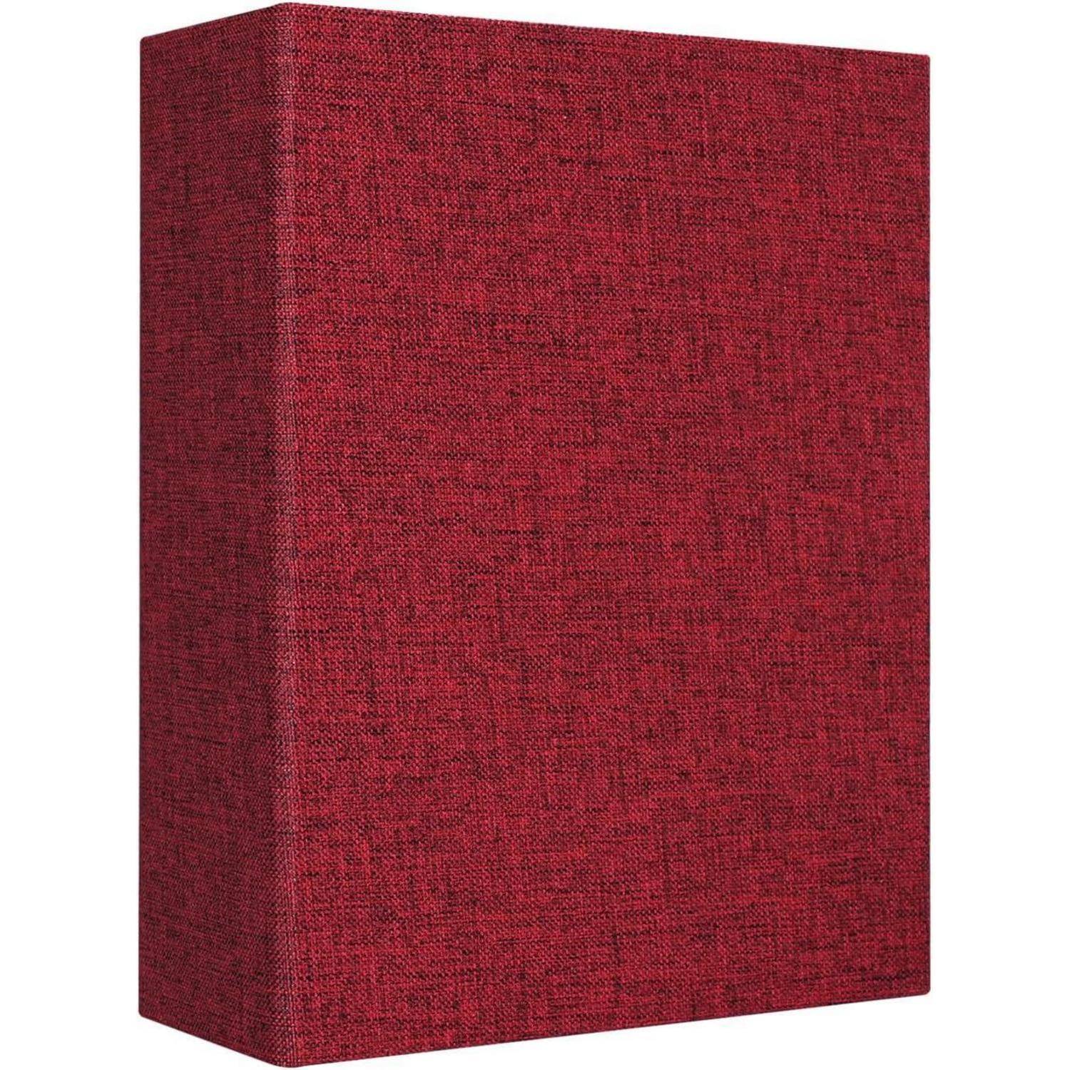 Einsteck-Fotoalbum 10x15 Schwarz 100 Seiten Groß Hochzeit Weihnachten