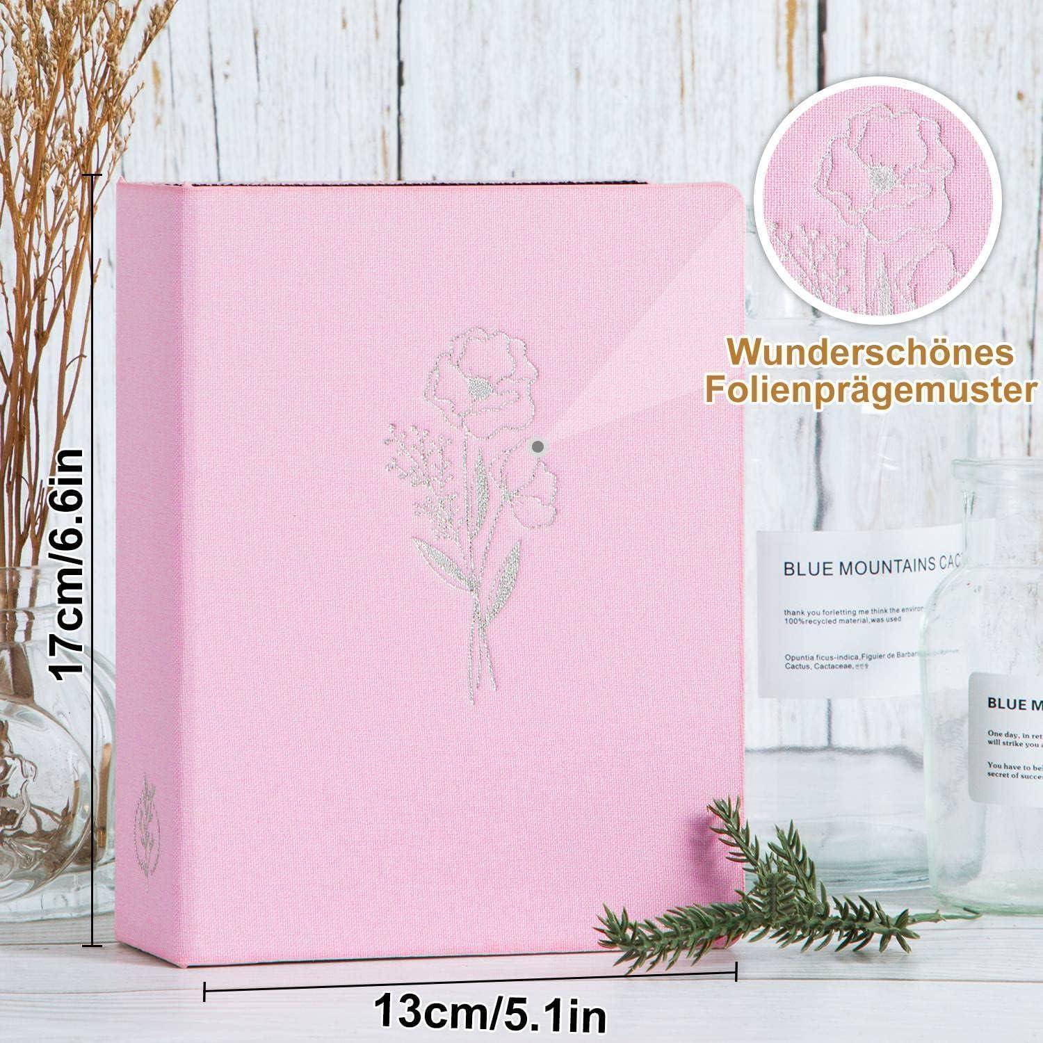 Fotoalbum 10x15 Leinen Einstecken Einsteckalbum 100 Taschen 2